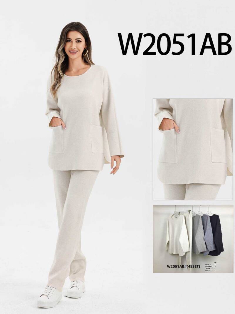 Komplet  damska (Francja produkt) Roz Standard, Mix Kolor .Paczka 8 szt